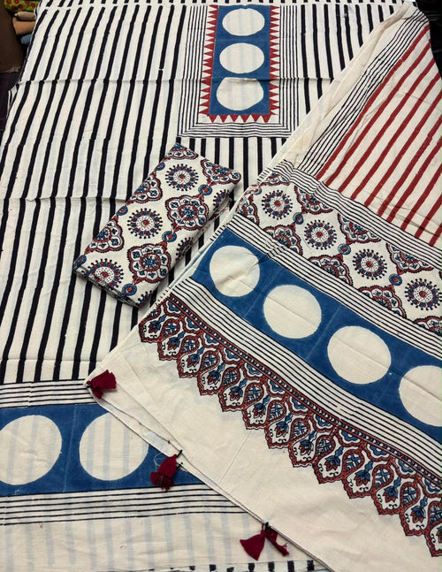 Ajrak Handblock suit